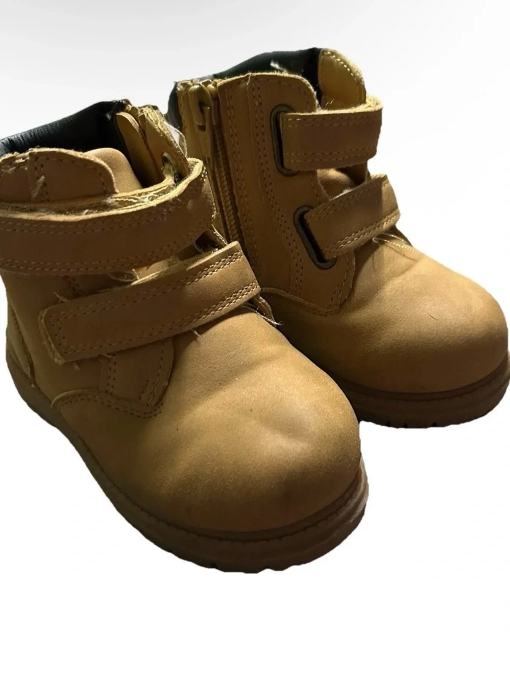 Toddler Boy Wonder Nation Beige Work Boots Size 5